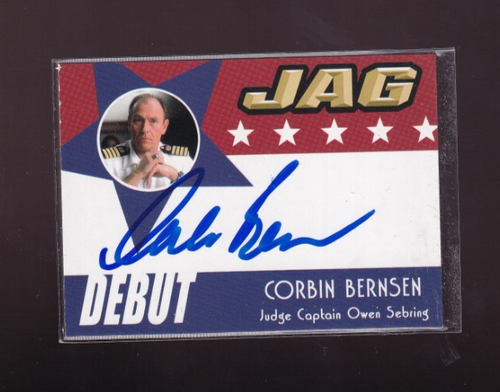 JAG 2006 Autograph card D18 Corbin Bernsen - Judge Captain Owen Sebring