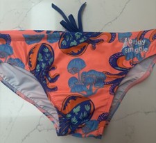 Men’s Budgy Smugglers Swim Wear Rugby 34”🩲 Coral Blue Jelly Fish 🐠