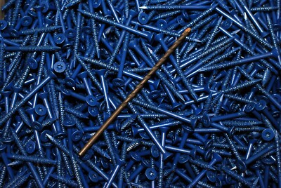 (250) T25 Torx Flat Head 3/16 x 2-3/4 Concrete Masonry Screw Tapcon Anchor & Bit