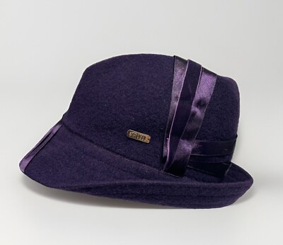 Kangol  Hat  Fedora SMALL Stereo Purple Conde Player Trilby Wool NEW
