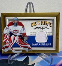 2006-07 Upper Deck BEE HIVE DAVID AEBISCHER #MM-AE MATTED MATERIALS JERSEY