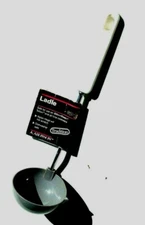 Aronson Soup Ladle Gray w Spout Nylon 11in