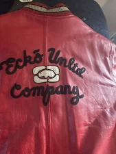 Vintage Eco Unlimited Leather Bomber Jacket