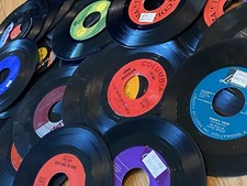 Lot of 100 - 7 45 RPM Records for Arts Crafts...