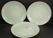 Over & Back Blue - Green Salad / Luncheon Plates 9" EXCELLENT CONDITION