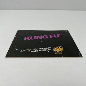 Kung Fu (Nintendo NES, 1985) Manual ONLY - Authentic !