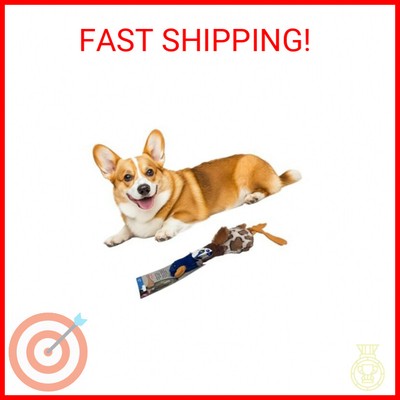 SPOT Skinneeez Plus Duck - Stuffing Free Dog Toy with Two Piece Rubber Body and 