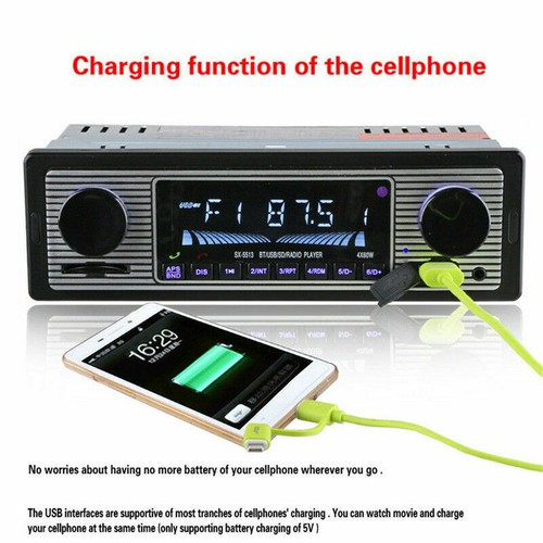 4-Channel Digital Stereo Audio USB/SD/FM/WMA/MP3/WAV Radio Player BIN Bluetooth - Picture 7 of 10