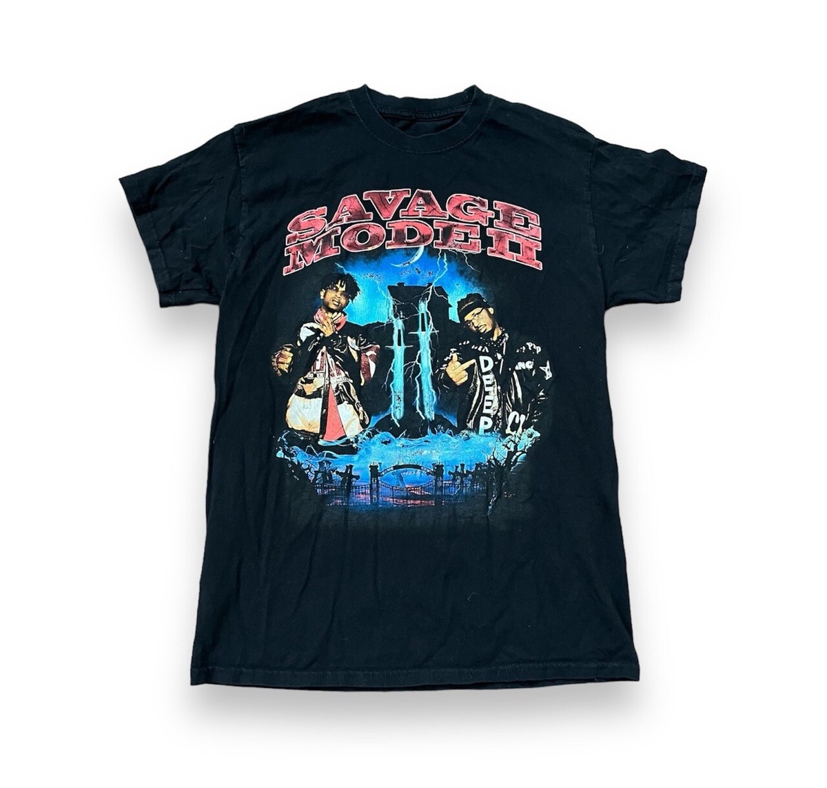 21 Savage & Metro Boomin Savage Mode Ⅱ T-Shirt Savage Mode 2 II Black Shirt 21 Savage Metro Boomin Rap