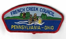 French Creek Council SAP S5b Pennsylvania-Ohio RED Bdr. [GA-2005]