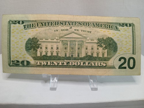2004 $20 Jackson EK 00256911* Star Note U.S Currency Federal Note Dallas 384k - Picture 3 of 4