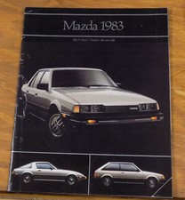 1983 MAZDA Automobile Brochure / 626 / GLC / RX-7 / RX7 / TRUCKS