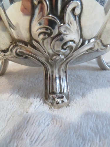 19th c French 950 silver large potbellied tea pot hazelnut finial - Bild 11 von 11