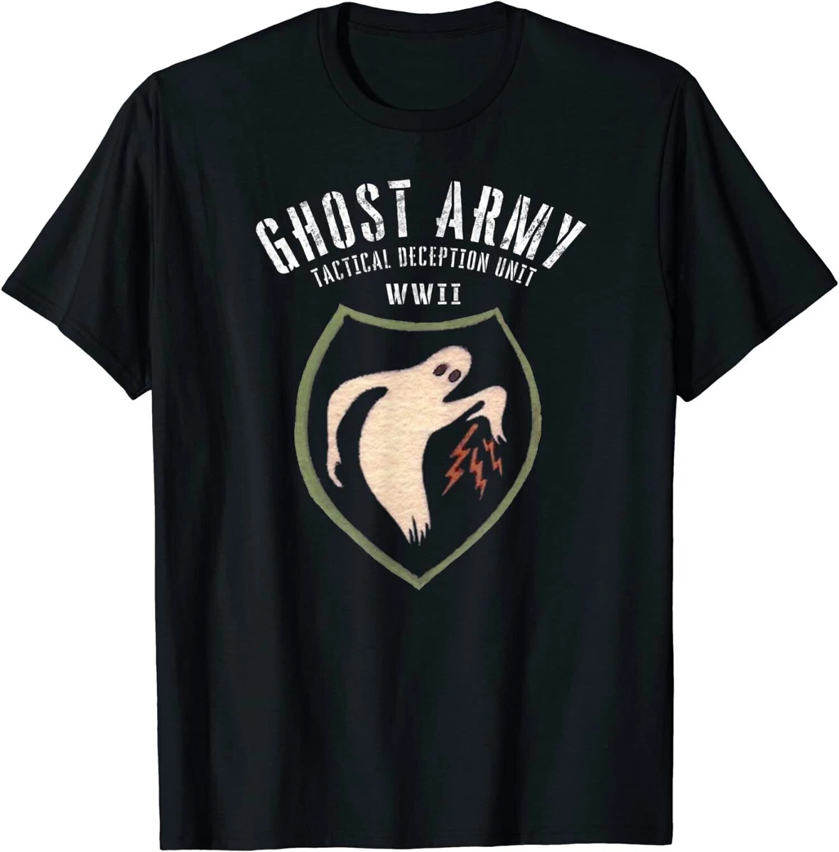 Ghost Army World War 2 Tactical Deception Unit Logo T-Shirt Size S-3XL