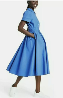 ALEXIS for Target - SIZE XXS - Blue Short Sleeve Shirtdress NWT | eBay