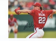 JAXON WIGGINS ARKANSAS RAZORBACKS BASEBALL SIGNED 8X10 PHOTO W/COA #1