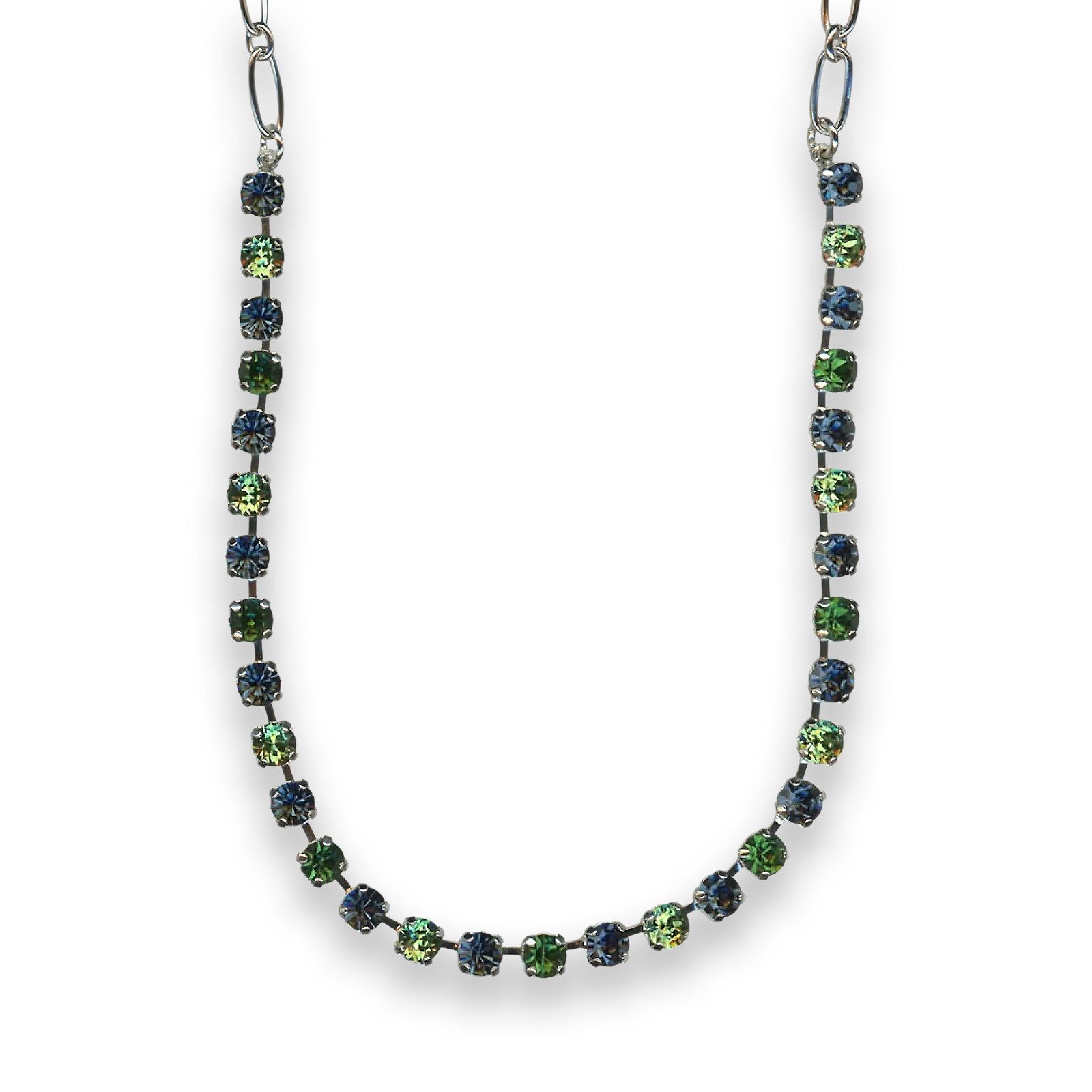 Mariana Glamorous Montana Emerald Swarovski Crystal Necklace  -image