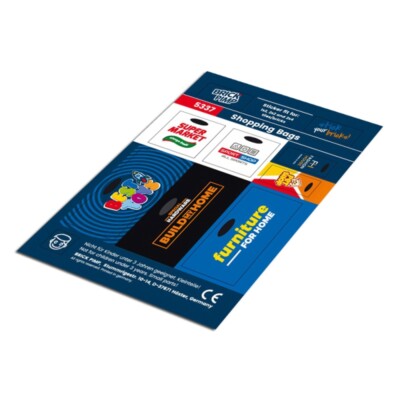 Shopping Bags   STICKER fit for building blocks tiles /5337