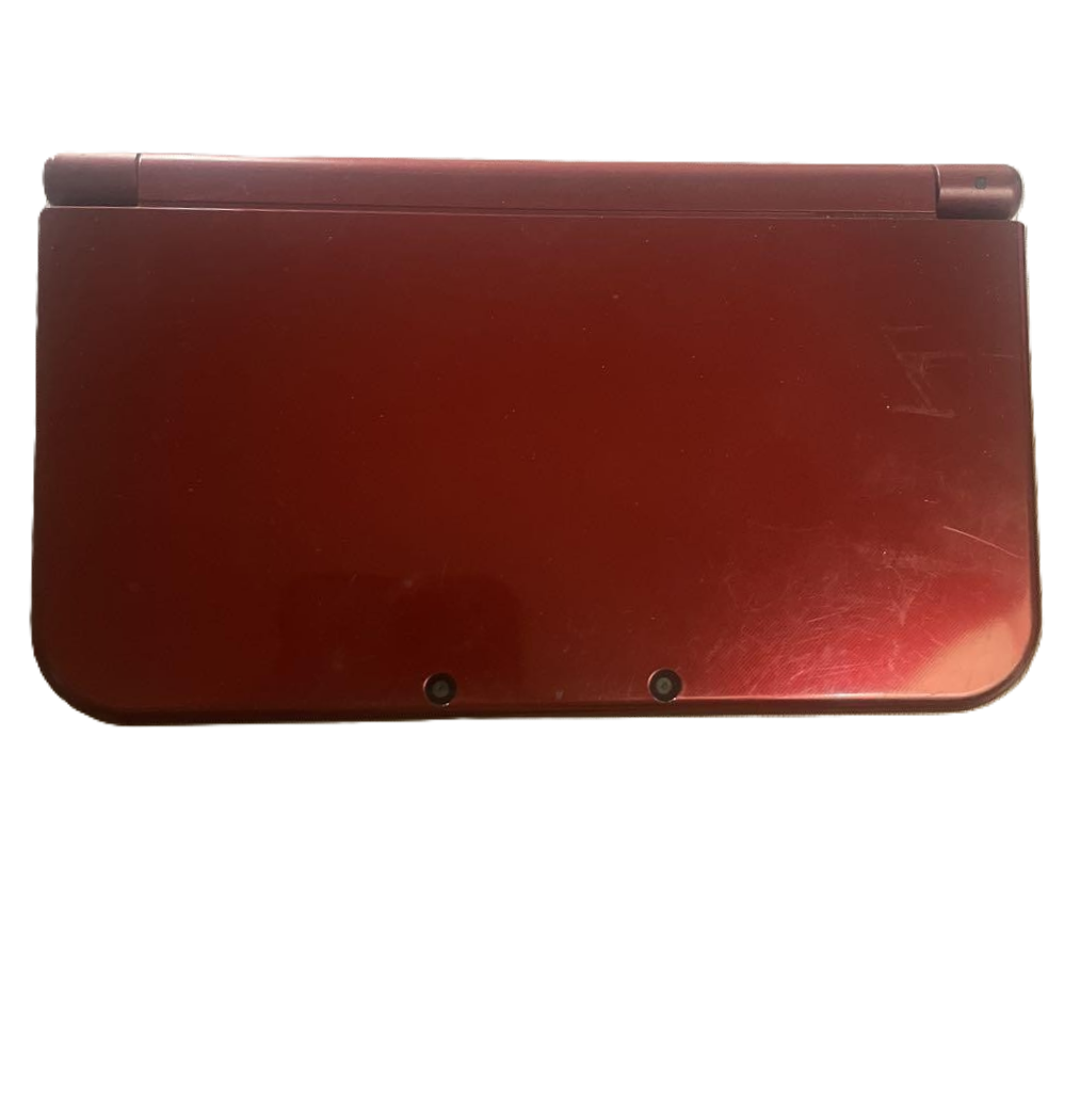 New Nintendo 3DS XL LL Metallic Red Console Only Portable Games