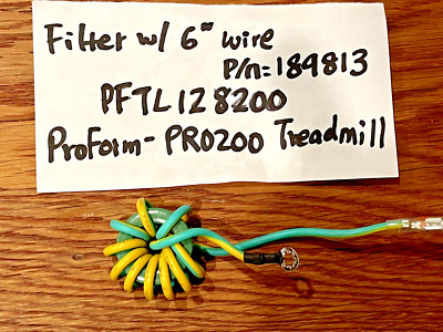 Filter w/ 6'' Wire p/n 189813 for ProForm Pro 2000 PFTL128200 Treadmill