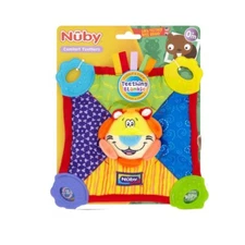 Nuby Teething Blankie. Squeak & Crinkle Teether & Blanket