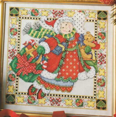 Mama Weihnachten - Kreuzstichkarte - 140 x 140 Stiche - DMC Anker Madeira
