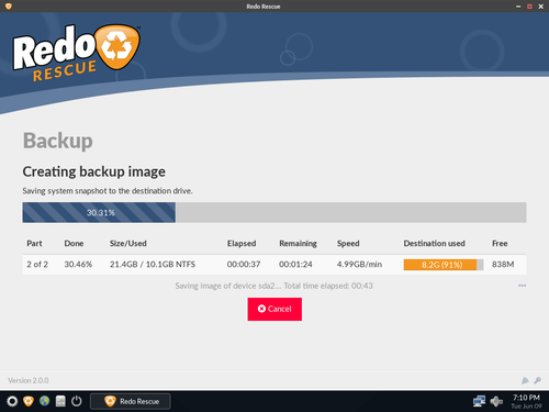 RedoRescue - Hard drive HDD SSD cloner clone imaging backup restore software PC - Picture 5 of 13