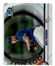 2020 BOWMAN SCOUTS TOP 100 NATE PEARSON TORONTO BLUE JAYS #BTP-10