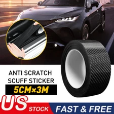 10FT Anti-Sticker Scratch Bumper Strip Protector Sill Scuff Car Auto Door Plate