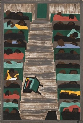 Jacob Lawrence - Die Züge waren ständig voll mit Migranten A1-A4 Poster A