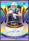 2025 Panini Select Tetairoa McMillan Rookie Signatures Silver Prizm RC Auto AB4