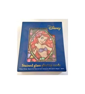 Disney Ariel The Little Mermaid Stained Glass Playing Cards Tenyo Sealed