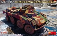 Sd.Kfz.234/1 Schwerer PanzerspäHwagen (2 Cm) . Late Mod Tank 1:3 5 Modell Kit