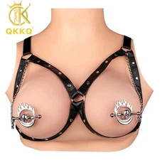 QKKQ Adjustable Nipple Clamps Clips Torture Breast Bondage For Couples  BDSM