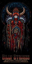 AUTHENTIC Billy Strings POSTER #3 Asheville NC FEB 10 11 13 14 2026 RIGHT PANEL