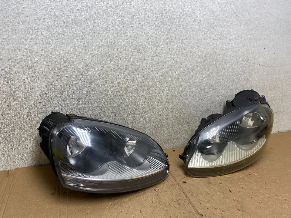 Faros halógenos izquierdo+derecho Volkswagen Jetta Golf 2006 a 2009 V3681 DG Foto 3 de 4