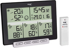 Dostmann Termo-Igrometro Radiocontrollato Digitale Multi-Sens, 30.3057.01, Tempe