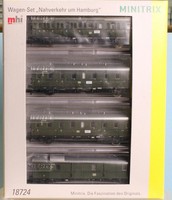 Minitrix 18724 - Spur N / MaßStab 1:160 -DB Personenwagen-Set, Ep.3
