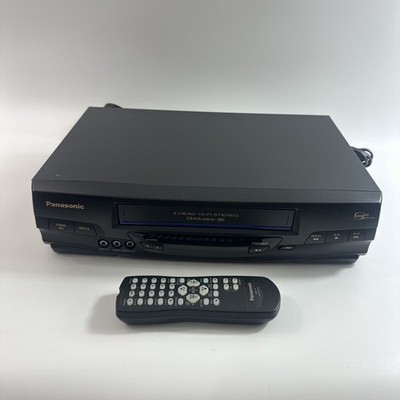Panasonic PV-V4540 VCR 4 Head Hi-Fi Blue Line Omnivision, w/Remote