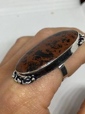 Vintage Genuine Red Jasper Statement Ring