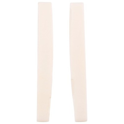 3X(6 String Acoustic Bone Bridge Gitarre Schlitzsattel Gitarrenteile (2Er P7173