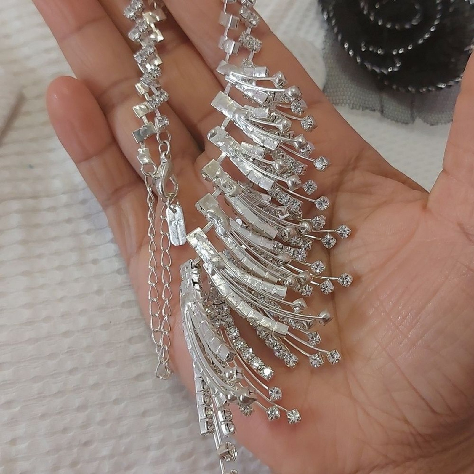 Christina's Collection Dramatic Icy Rhinestone Br… - image 7