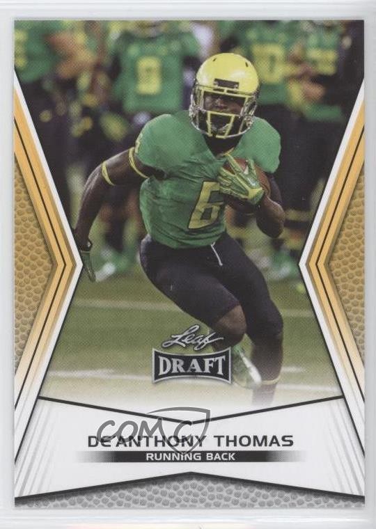 2014 Leaf Draft Gold De'Anthony Thomas #DAT Rookie RC 0a1