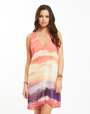 TIGERLILY Bharavi Beach Sunset Summer Sleeveless Mini Dress RRP$299 6AU / 2US