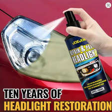 Car Headlight Restoration Spray Lens Cleaner Polishing Kit Clear Repair Car Headlight Restoration Spray Lens Cleaner Polishing Kit Clear Repair