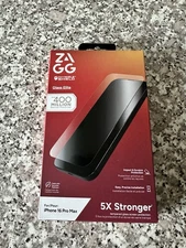 ZAGG InvisibleShield Glass Elite Screen Protector for iPhone 16 Pro Max