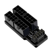 12VHPWR ATX3.0 PCI-E 5.0 Adapter Four ATX 8P Up Angled 90 Degree 16Pin