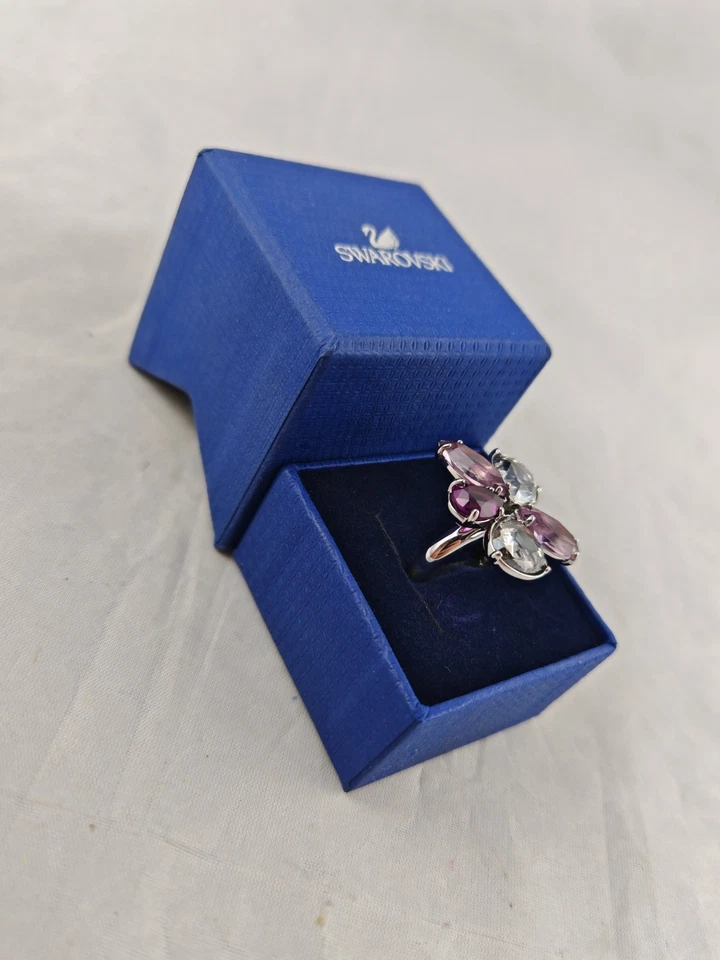 Swarovski Heritage Ring Rhodium Plated Size 55 - Image 2 of 4