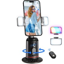 Auto Tracking Holder, 360  Rotation Body Tripod Shooting Mount with Rechargea...