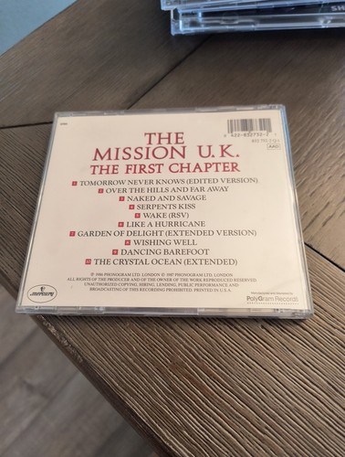 The First Chapter by The Mission UK (UK) (CD, 1986, Mercury) - Picture 2 of 2